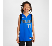 Dallas Mavericks 2023/24 Icon Edition Camiseta Swingman Nike de la NBA - Niño/a - Azul (XL)