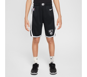 Brooklyn Nets 2023/24 Icon Edition Pantalón corto Nike NBA Swingman - Niño - Negro (L)