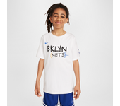 Brooklyn Nets City Edition Camiseta Nike NBA Logo - Niño/a - Blanco (S)