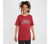 Chicago Bulls City Edition Camiseta con logotipo Nike de la NBA - Niño/a - Rojo (M)