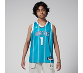 Charlotte Hornets 2023/24 Icon Edition Camiseta Swingman Nike Dri-FIT de la NBA - Niño - Azul (L)