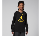 Los Angeles Lakers Essential Camiseta de manga larga Jordan de la NBA - Niño - Negro (M)