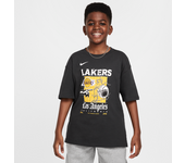 Los Angeles Lakers Courtside Camiseta Max90 Nike de la NBA - Niño - Negro