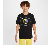 Golden State Warriors Camiseta con logotipo Nike de la NBA - Niño - Negro (L)
