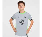 Tercera equipación Stadium VfL Wolfsburgo 2024/25 Camiseta de fútbol Replica Nike Dri-FIT - Niño/a - Gris (M)