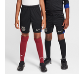 FC Barcelona Strike Pantalón corto de fútbol de tejido Knit Nike Dri-FIT - Niño/a - Negro (L)