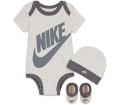 Nike Conjunto de tres piezas - Bebé (0-6 M) - Marrón (0-6M)