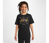 Los Angeles Lakers Camiseta con logotipo Nike de la NBA - Niño - Negro (XL)