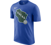 Milwaukee Bucks Essential City Edition Camiseta Nike de la NBA - Hombre - Azul