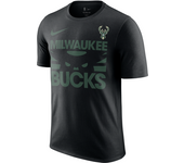 Milwaukee Bucks Courtside Camiseta Nike de la NBA - Hombre - Negro (L)