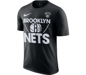 Brooklyn Nets Courtside Camiseta Nike NBA - Hombre - Negro (L)