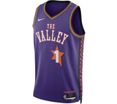 Devin Booker Phoenix Suns 2024/25 City Edition Camiseta Swingman Dri-FIT Nike de la NBA - Hombre - Morado (XXL)