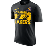 Los Angeles Lakers Courtside Camiseta Nike NBA - Hombre - Negro (M)