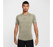 Nike Pro Camiseta de fitness Dri-FIT de manga corta ceñida - Hombre - Verde (M)