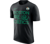 Boston Celtics Courtside Camiseta Nike NBA - Hombre - Negro (XL)