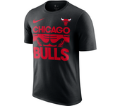 Chicago Bulls Courtside Camiseta Nike de la NBA - Hombre - Negro (M)