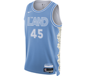 Donovan Mitchell Cleveland Cavaliers 2024/25 City Edition Camiseta Swingman Dri-FIT Nike de la NBA - Hombre - Azul (XL)
