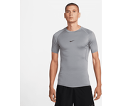 Nike Pro Camiseta de fitness Dri-FIT de manga corta ceñida - Hombre - Gris (S)