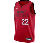 Jimmy Butler Miami Heat 2024/25 City Edition Camiseta Swingman Dri-FIT Nike de la NBA - Hombre - Rojo (XXL)
