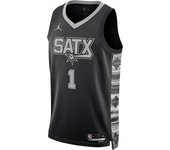 San Antonio Spurs Statement Edition Camiseta Jordan Dri-FIT NBA Swingman - Hombre - Negro (L)