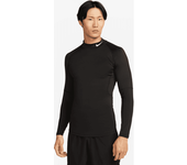 Nike Pro Camiseta de fitness de manga larga y cuello alto - Hombre - Negro (M)