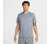 Nike Miler Camiseta de running de manga corta - Hombre - Gris (L)