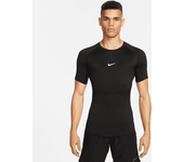 Nike Pro Camiseta de fitness Dri-FIT de manga corta ceñida - Hombre - Negro (S)