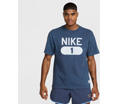 Nike Camiseta deportiva - Hombre - Azul (M)