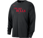 Chicago Bulls Courtside Camiseta de manga larga Nike de la NBA - Hombre - Negro (XS)