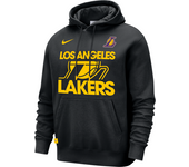 Los Angeles Lakers Club Courtside Sudadera con capucha Nike de la NBA - Hombre - Negro (M)