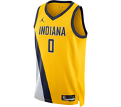 Indiana Pacers Statement Edition Camiseta Jordan Dri-FIT Swingman de la NBA - Amarillo (M)