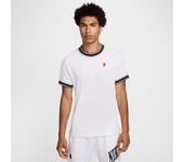 NikeCourt Heritage Camiseta de tenis de manga corta - Hombre - Blanco (XXL)