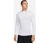 Nike Pro Camiseta de fitness de manga larga y cuello alto - Hombre - Blanco (S)