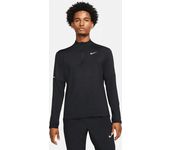 Nike Camiseta de running Dri-FIT con media cremallera - Hombre - Negro (L)