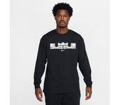 Nike LeBron Camiseta de baloncesto de manga larga Max90 - Hombre - Negro (XL)