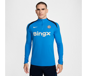 Chelsea FC Strike Elite Camiseta de fútbol de entrenamiento de tejido Knit Nike Dri-FIT ADV - Hombre - Azul (XL)