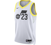 Utah Jazz Association Edition 2022/23 Camiseta Nike Dri-FIT NBA Swingman - Hombre - Blanco (XXL)
