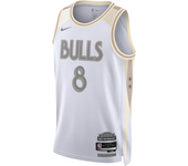 Zach LaVine Chicago Bulls 2024/25 City Edition Camiseta Swingman Dri-FIT Nike de la NBA - Hombre - Blanco (M)