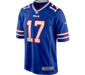 Josh Allen Buffalo Bills Camiseta de fútbol americano para el partido Nike NFL - Hombre - Azul (XL)