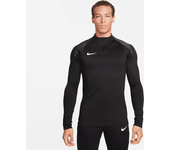 Nike Strike Camiseta de entrenamiento de fútbol con media cremallera Dri-FIT - Hombre - Negro (XS)