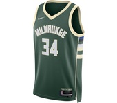 Milwaukee Bucks Icon Edition 2022/23 Camiseta Nike Dri-FIT NBA Swingman - Hombre - Verde (XXL)