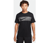Nike Miler Flash Camiseta de running Dri-FIT UV de manga corta - Hombre - Negro (XL)