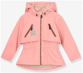 Chaqueta de entretiempo impermeable con forro polar MATALGEA MINI A TURE rosa palo