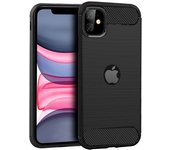 Cool Funda Carbón Negra para iPhone 11