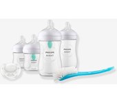 Pack de nacimiento con 6 productos Natural Response con sistema Airfree de Philips AVENT transparente