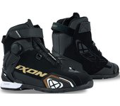Ixon Bull 2 Zapatos impermeables para motociclismo para mujer - Negro Blanco Oro (39)