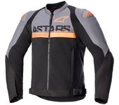 Alpinestars SMX Air Chaqueta textil de motocicleta perforada - Negro Gris Naranja (2XL)