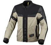 Macna Empire 2.0 Chaqueta textil de moto impermeable - Negro Beige (S)