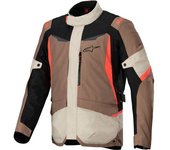 Alpinestars ST-1 Chaqueta textil de moto impermeable - Negro Marrón