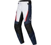 Alpinestars ST-1 Pantalones Textiles de Motocicleta impermeables - Negro Rojo Azul (L)